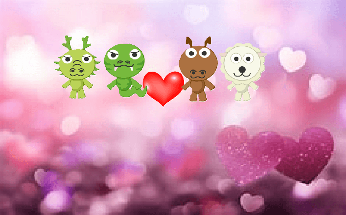 辰巳と午未のイラスト