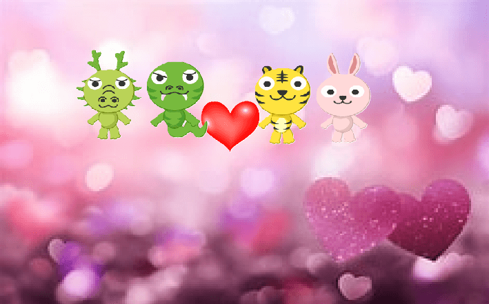 辰巳と寅卯のイラスト