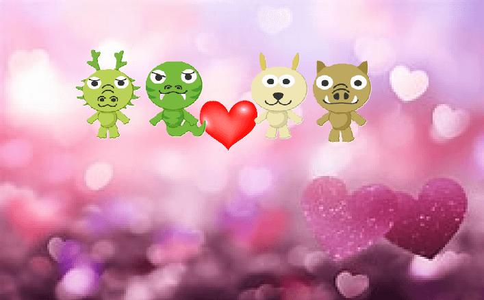 辰巳と戌亥のイラスト