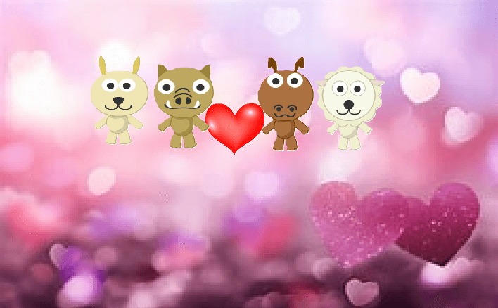 戌亥とそれぞれの相性イメージ画像